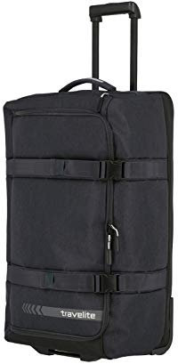 Travelite Trolley Reisetasche mit Rollen mittelgroß, Kick Off, praktische Rollenreisetasche für Urlaub und Sport, 68 cm, 65 Liter