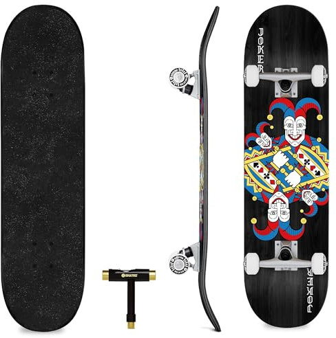 SKATRO - Pro Skateboard 31 Complete Skateboard. Skate Board Ages: Adults, Boys, Girls, Beginners, and Kids