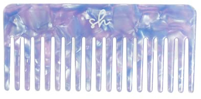 Simply Hair Curl Comb - Wide Tooth, Shower Comb, Durable and LightWeight (Purple)