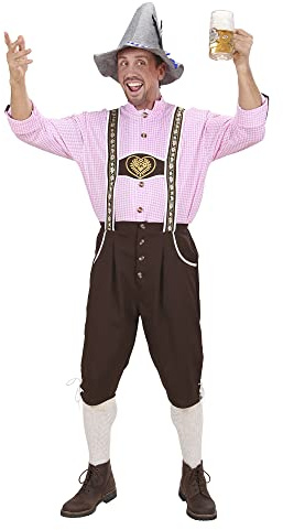 W WIDMANN MILANO Party Fashion - Kostüm Bayer, Trachtenhose Herren, Hemd, Volksfest, Bierfest, Fasching