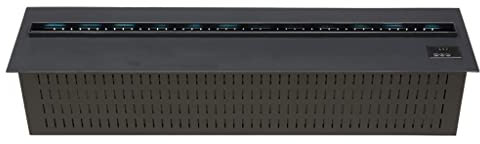 Camino Elettrico 3D a Vapore Acqueo - Atomizzazione a Vapore, Simulazione Fiamma per Soggiorno, Armadio da Camino Elettrico Embedded, Termocamino