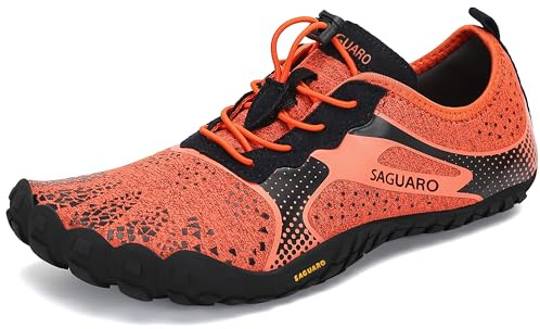 SAGUARO Unisex minimalistiska skor fitness jogging multisportskor gym trail vandring, inomhus och utomhus, 1 stycke, 44 EU