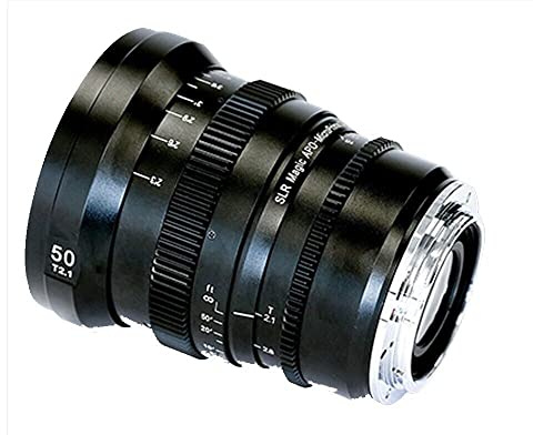 SLR Magic Microprime Series Objectif grand angle Full Frame 8K fixe 50 mm T2.1 pour appareil photo Canon EF