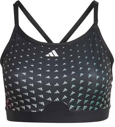 adidas XSAB - Reggiseno Sportivo per Allenamento aeroreact, Colore: Nero