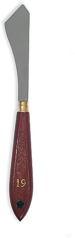 Studio 22 Artist's Wooden Handled Stainless Steel Palette Knife #19