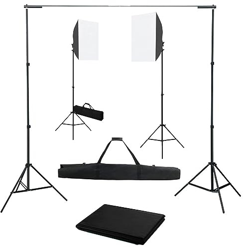 Lechnical Kit per Studio Fotografico con Luci Softbox e Fondali,Studio Foto,Fotografia,Illuminazione e Studio,Luci e Flash da studio-3055055