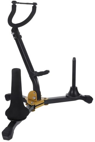 UPKOCH Saxophonständer Klappbar Für Altsaxophon Und Tenorsaxophon Saxophonhalter Für Klarinette Und Flöte Stabiler Stand Und Aufbewahrungslösung