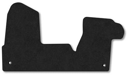 Renault Master (2025+) Carpet Car Mats | Black Edge Trim Tailored Fit Floor Mats Full Coverage Protection Accessories Easy Clean Anti Slip Made in the UK