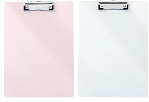 Homoyoyo 2 pièces Porte-document Plastique Planchette à Pince Portable et Légère pour Bureau et Étudiants Support Écriture Multifonction pour Organiser Documents et Notes Couleur Aléatoire