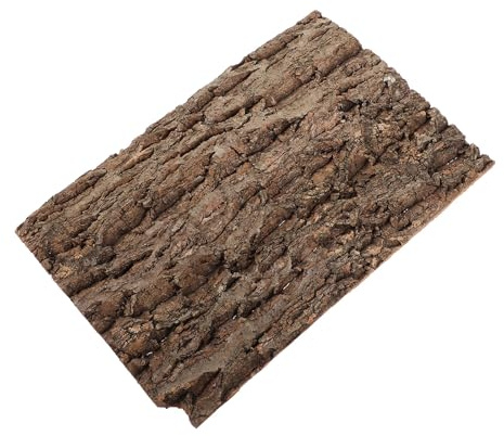 VICASKY Fond en Écorce de Liège Naturel 20X30 CM pour Terrarium Reptiles Décoration D’Habitat Surface D’Escalade Panneau Décoratif pour Tortues et Lézards Fournitures pour Reptiles
