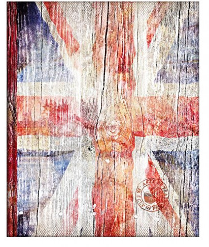 Schreibmappe “London - Heart of Great Britain“ | DIN A4 | Hardcover | inkl. Schreibblock | Konferenzmappe mit Stifthalter und Klemmschiene, blau/rot - Schreibgefühl