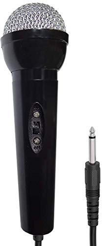 iMusic Compact Handheld Karaoke Microphone. Perfect for use with all Karaoke Machines (Black)