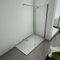 160x200cm Box Doccia Parete Walk In Con Vetro Trasparente Easyclean 8mm+Barra 90cm