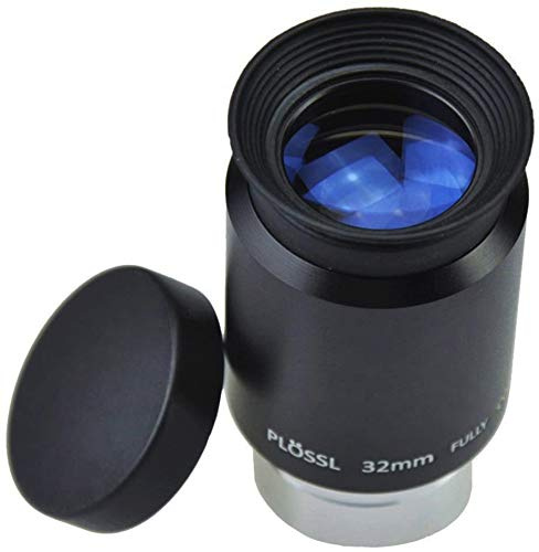 SOLOMARK 32 mm Plossl Teleskop-Okular – 4-Element-Plossl-Design – Gewinde für Standard-Astronomiefilter (32 mm)