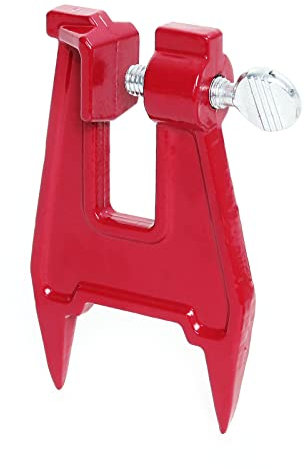 Wiltec Étau d’affûtage pour tronçonneuse – en Acier au manganèse – Support Guide-chaîne, Chevalet Limage pour Chaine à scie – Sylviculture Jardinage
