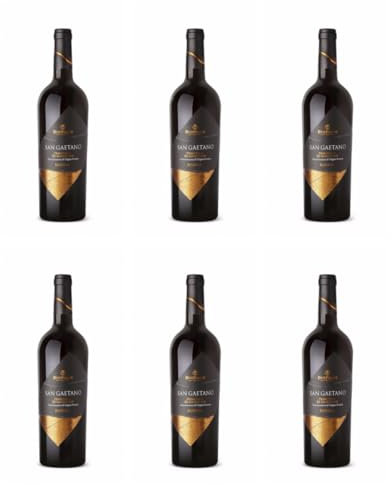 Primitivo di Manduria Riserva DOP Sangaetano | Cantina due Palme | I Vini della Puglia | Confezione da 6 Bottiglie da 75 Cl
