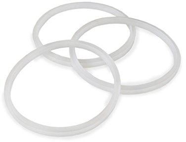 VERTES Kit de 3 joints d'étanchéité en silicone, pièce de rechange pour embossoirs à saucisses VERTES 10, 12 et 15 litres, joint d'embossage entre le piston et le cylindre, haute qualité, 3 pièces