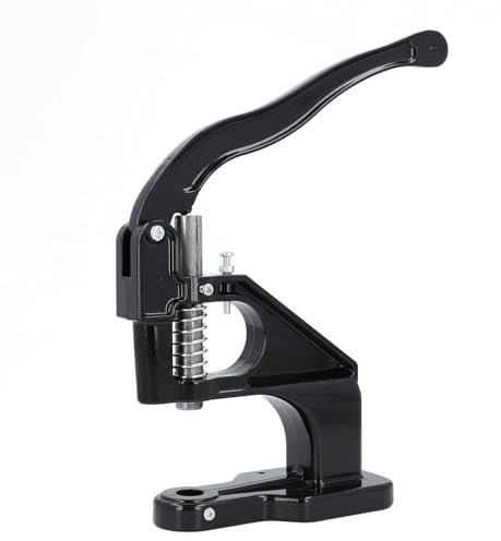 Macchina A Mano Premere Grommet, Kit Di Strumenti Per Punzonatura Per Motch Gernelli Per Occhiali Pesanti Con 3 Teste Di Punzonatura, Per Tessuto