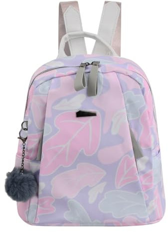 Focenat Zaino Da Donna Antifurto, Impermeabile Zaini Casual Zainetto Zainetti per Viaggio, Zainetto Multifunzionale, Donna Borsa casual borsetta, Zaino piccolo da donna per Viaggio Lavoro Scuola (C)