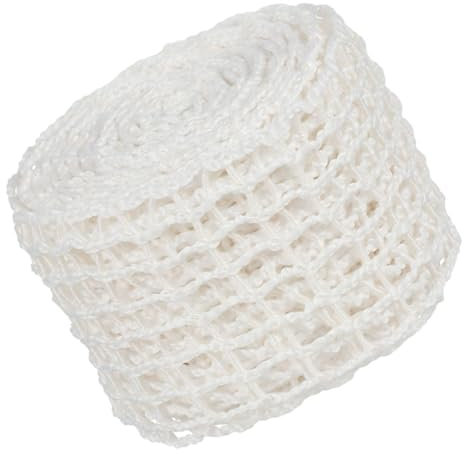 SHOWERORO Fleischnetzrolle Elastisches Wollgarn Küchennetz Zum Räuchern Und Braten 16-Loch Netzbeutel Für Fleisch Und Geflügel Belastbar Und Geruchsneutral