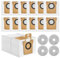 12 Sacchetti Compatibile con Xiaomi X20+ / X10+, Dreame L10s Ultra / L20 Ultra / L10 Ultra Aspirapolvere Ricambi Accessori Vacuum Bag Robot Ricambio Sacco Polvere 2,5 Litri Kit + 4 Panni per Mocio