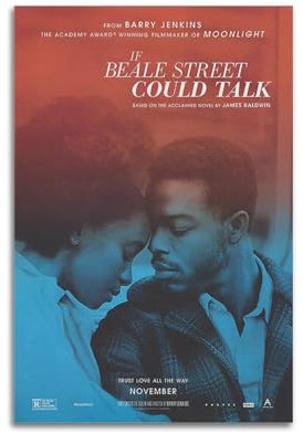 ZLHNBWL Poster de film If Beale Street Could Talk - Impression sur toile - Décoration murale moderne pour chambre à coucher - 30 x 45 cm