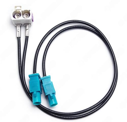 Doppel Fakra Antennenadapterkabel kompatibel mit Volkswagen, Skoda, Audi RNS/RCD, SEAT Mediasystem Navigation