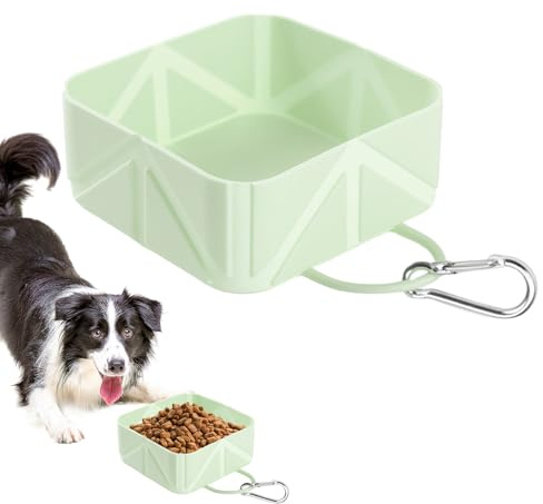 Wassernapf für Hunde, faltbar, für den Außenbereich, 500 ml, für Welpen, Kätzchen, Auto, Wohnmobil, Reisen, Wandern, Strand, Boot, Outdoor-Aktivitäten