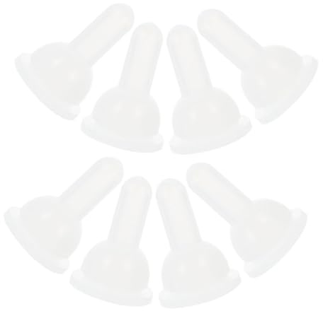 Hohopeti Desmontables y Lavables de Silicona de Mascotas para Biberón 8 Tetinas Repuesto Flexible para Gatos y Cachorros Pequeños