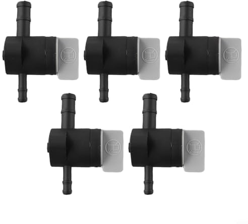 Eawfgtuw Lot de 5 soupapes d'arrêt de carburant 16950-Z0Y-003 pour Honda pour moteurs de tondeuse à gazon GCV160 GCV190, valves d'arrêt de carburant en plastique pour un contrôle fiable du débit de