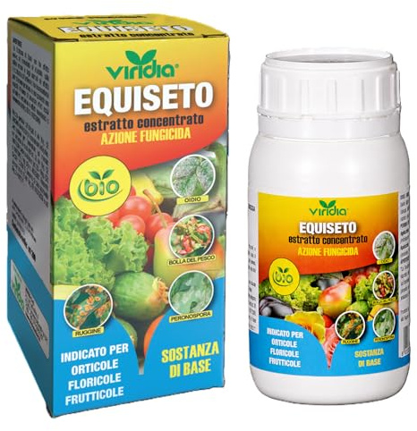 viridia Estratto di Equiseto liquido concentrato 200 ml | Protezione Naturale da malattie funginee, Rinforzante per Piante Biologico