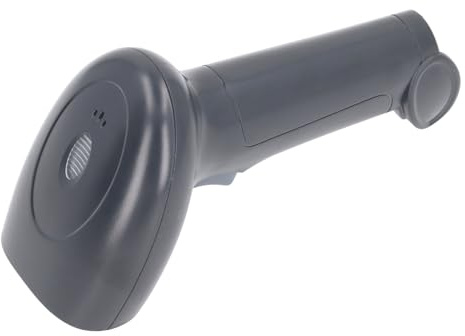 FTVOGUE Trådlös Streckkodsläsare, ABS-handhållen Streckkodsläsare med 2,4G Trådlös och Trådbunden USB-anslutning, Plug and Play Snabbrespons för Stormarknader Butiker Lager