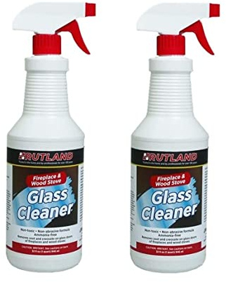 Rutland Fireplace Glass and Hearth Cleaner (2-(Pack))