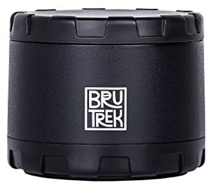 BruTrek® by Planetary Design CarGo Can, Stainless Steel Storage Container, Magnetic Bottom, Airscape® Inner Lid Keeps Grounds Fresh, On The Go Store Herbs Coffee Spices Tea and More | 4 fl.oz