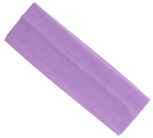 Topkids Accessories Yoga-Stirnband, Kylie, Haarband, dehnbar, elastisch, für Damen, Herren und Jungen, Mädchen (7 cm, lila)