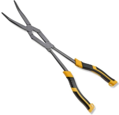 Black Cat Powerzange mit Doppelgelenk 33cm - Lösezange, Angelzange, Zange zum Wallerangeln