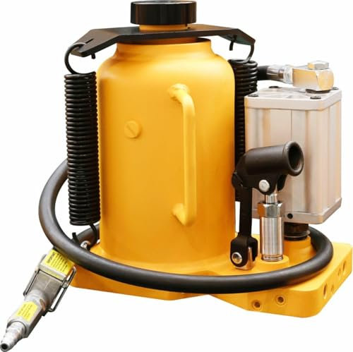JCB 30 Tonne Hydraulic Air Bottle Jack Automotive 500mm Max Lift, 265mm Min Lift, Adjustable Height for Heavy-duty Lifting of Vehicles, Machinery and construction equipment