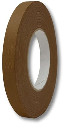 gws Rohgewebe Gewebeband 21541 – 50m x 15mm, braun – Perfekt für Buchverstärkungen, Reparaturen und Kabelschutz – stark haftend, flexibel, langlebig, ideal für kreative und industrielle Einsätze