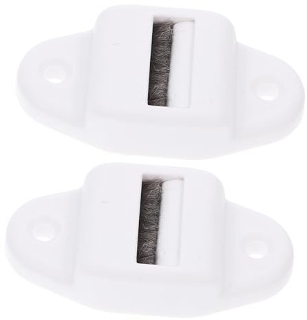 DIYEAH 2pcs Belt Guide Roller for Curtain, 23mm Plastic White