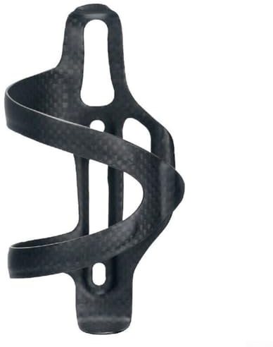 Eawfgtuw 3K Kohlefaser-Fahrrad-Trinkflaschenhalter, rechte Seite, offen, leicht, für Fahrrad, Getränkehalter für Mountainbikes, Rennräder, Falträder, T700-Material (matt)