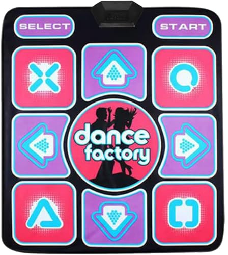 Dansmatta för flickorBarn Dansmattor Leksaker för barn, med 63 spel och inbyggd musik, elektronisk dansplatta för TV och dator, roligt interaktivt dansspel, för pojkar och flickor