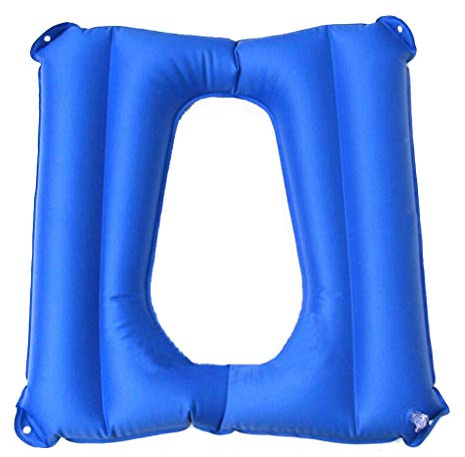 Aufblasbares WC-Sitzkissen WC-Kissen & Rollstuhl Anti-Dekubitus-Kissen für ältere Patienten,pvc