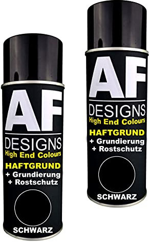 Alex Flittner Designs 2X Haftgrund Spraydose schwarz Grundierung Rostschutz Autolack