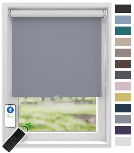 EFIXS Thermorollo White Reflex, Breiten: 40-240, Höhe bis 275 cm, Hier 240 x 190 cm (BxH) Grau, Verdunklungsrollo, Kettenzug, Springrollo, Motor