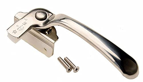 window handles window locking handle Replacement window handles,Window Handle,1pcs Stainless Steel Handle Casement External Opne Window Lock Handle Aluminum Alloy Glass (Size : Right) (Size : Left) (S