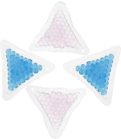 VALICLUD 4pezzi Impacchi Caldo-freddo in Gel Borse Refrigeranti Portatili Per Lesioni e Recupero Confezione Blu Rosato