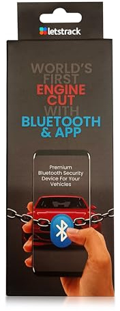 Letstrack Smart Guard Wireless Car Immobiliser | BLE Engine Cut-Off Relay for Cars & LCVs | Remote Anti-Theft Protection | App-Controlled