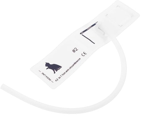 ELAYARD Manschette Blutdruckmessgerät für Haustiere und Katzen Ersatzmanschette aus Vliesstoff Wiederverwendbar Komfortabel für Tierarztbedarf