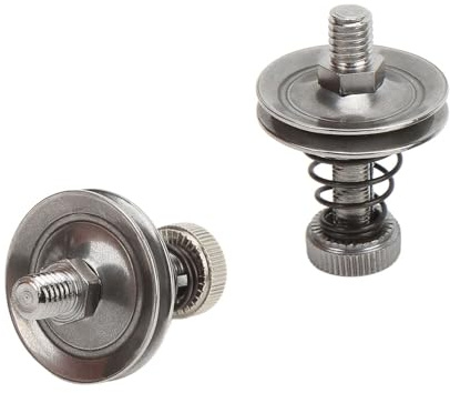 2PCS Stainless Steel Thread Lbec Sewing Tensioner, Thread Tension Assembly Attachments Machine Regulator Sew Spring Parts Thread Regulator Replacement Kit for Sewing Machines 3.5x1cm/1.4x0.4in