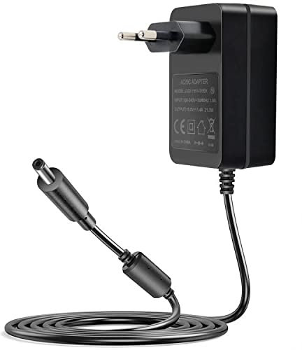 Cavo di alimentazione Sostituzione del caricabatterie da 21W per Alexa Echo 1st Gen, Echo 2nd Gen, Echo Show 1st Gen, Echo Plus 1st Gen Gen, Echo Look, Echo Link alimentatore 15V 1.4A.